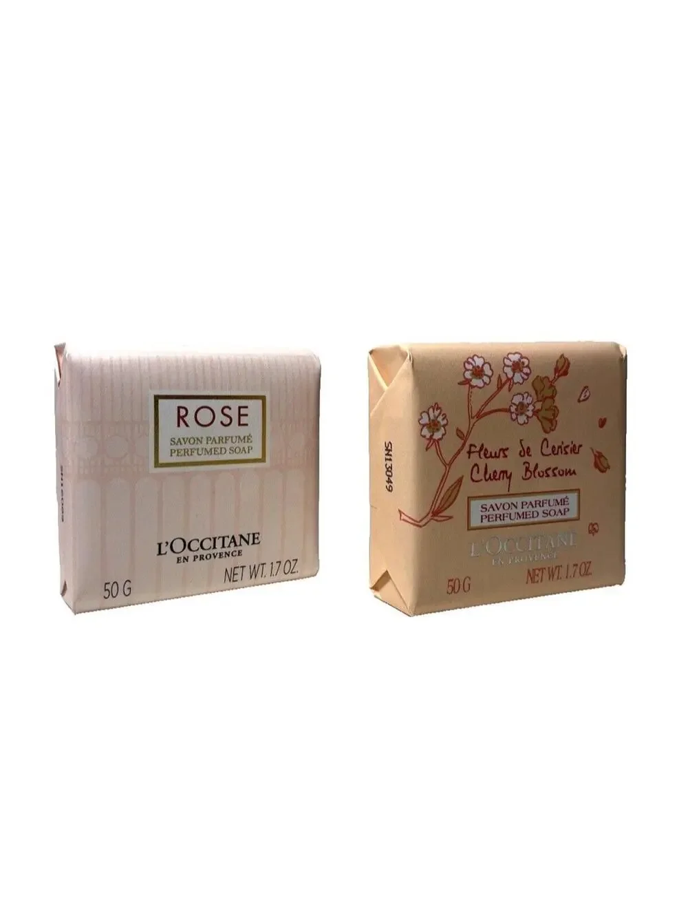 L’Occitane Hand Soaps 2pc Set New Moisturizing Gentle Scented Skincare Cleanser